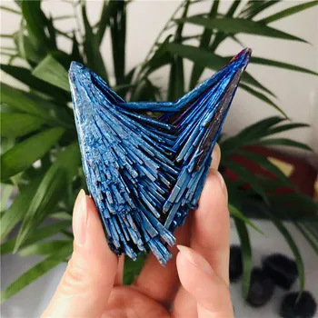 1 adet Doğal Kuvars Kristal Jet taş Gökkuşağı Titanyum Küme bezelye horoz mavi alev tüy küme mineral örneği Şifa Sıcak  10
