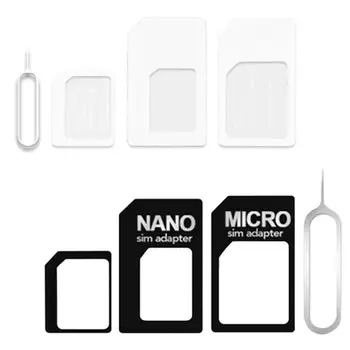 1 Takım 4 İn 1 Dönüştürmek Nano SIM Kart Mikro Standart Adaptörü iphone Samsung İçin 4G LTE USB Kablosuz Yönlendirici (Rastgele Renk)  10