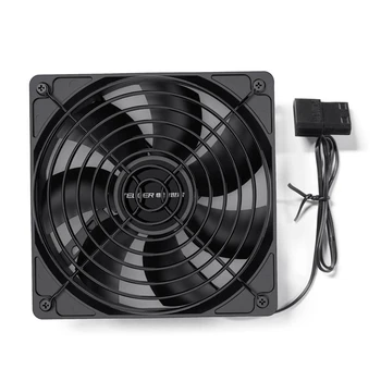 120mm Bilgisayar PC Kasa Fanı 4 Pin 3000RPM Ayarlanabilir Hız Sıcaklık Kontrolü Şasi Soğutma Fanı PWM Soğutucu Soğutucu  10