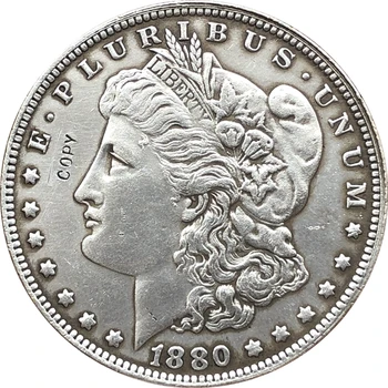1880 ABD Morgan Dolar paraları KOPYA  10