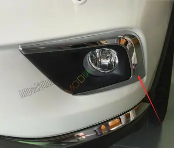 2 ADET ABS Krom Ön Sis İşık Lambası Kapak Trim Göz Kapağı Şerit Nissan Murano 2015 İçin 2016 2017 2018  10