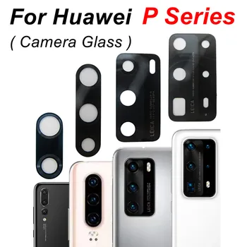 2 adet / grup Huawei P20 P30 Pro P40 Lite E 5G P50 Pro Arka Arka Kamera Cam Lens Kapağı Değiştirme + Yapıştırıcı Sticker  10
