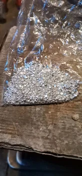 Ag999 Saf Gümüş hammadde parçacıklar dıy takı yapımı malzeme 100 g / torba  10