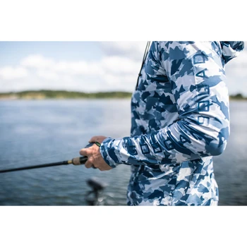Balıkçılık Gömlek Uzun Kollu Teknoloji Hoody Koruma Uv Güneş Upf Erkekler Hızlı Kuru Balıkçılık Gömlek Açık Spor Balık Giyim  10