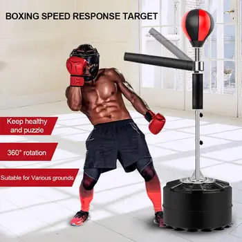 Boks Profesyonel boks torbası Ağır Standı Boks Torbası 360 Derece Refleks Bar Spor Boks Ekipmanları Aksesuarları  10