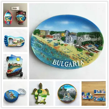 Bulgaristan Yaratıcı Mıknatıs Harfler buzdolabı mıknatısı Nessebar Krenevo Potes Sofya Hatıra Buzdolabı Mıknatısları El Sanatları Ev Dekor Hediyeler için  10