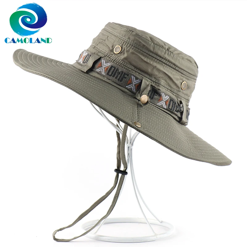 CAMOLAND Su Geçirmez Kova Şapka Erkekler Kadınlar İçin Açık balıkçılık şapkası Yaz UV Koruma güneş şapkası Erkek Panama Kap Kadın plaj şapkaları