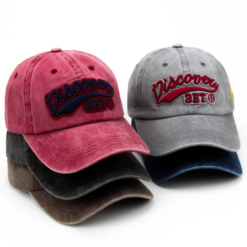 CNTANG Erkekler beyzbol şapkası Mektup Nakış Vintage Snapback Hip Hop Kapaklar Pamuk Moda Rahat Şapka Kadınlar Için Unisex Casquette