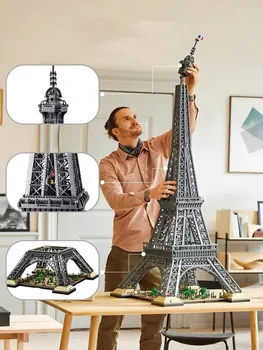 Creatoring Uzman 10307 Eyfel Kulesi Paris Mimarisi En Yüksek Model Yapı Seti Blokları Tuğla Oyuncaklar Yetişkinler İçin 75313  10