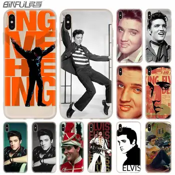Elvis Presley Yumuşak Silikon Kılıf iPhone 13 11 12 Pro X XS Max XR 6 6S 7 8 Artı SE Mini Kapak  10