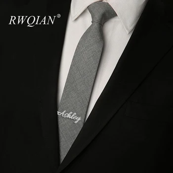 Erkek Özel Ad Kravat Klip Kişiselleştirilmiş Paslanmaz Çelik Adı İş Rahat Gömlek kravat iğnesi s Erkekler İçin kravat iğnesi Mezuniyet Hediyeler  10