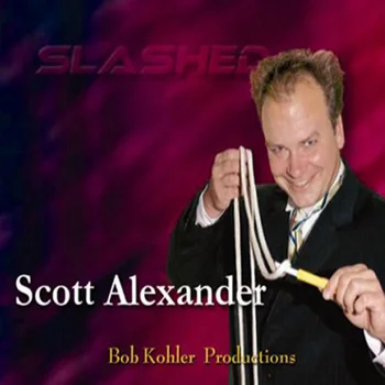 Eğik (Pervane ve DVD) Scott Alexander Kesim Halat Geri Yanılsamalar Yakın Çekim Sihirli Hileler Sihirbaz Yanılsamalar Sahne Mentalism  3