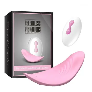Giyilebilir Külot Vibratör Kablosuz Uzaktan Kumanda ile Külot Titreşimli Su Geçirmez Görünmez Klitoral Stimülatörü Seks Oyuncakları için yeni  10