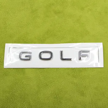 Golf 7 için geçerli MK7 Golf 5 Golf 6 Boot etiket GOLF Alfabe Oto Logolar simli  10