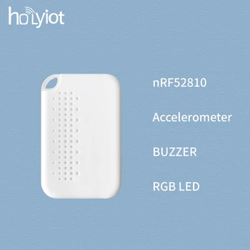 Holyıot nRF52810 beacon etiketi 3 eksenli ivmeölçer sensörü buzzer ile Bluetooth 5.0 Düşük Güç Tüketimi Modülü eddystone ibeacon  10