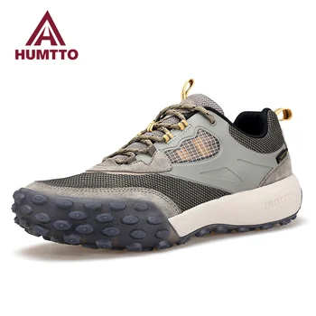HUMTTO koşu ayakkabıları Nefes Trail Sneakers Erkekler için Lüks Tasarımcı erkek Spor Rahat Tenis Eğitmenler Spor Koşu erkek ayakkabıları  10