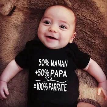 Komik Baskı Yenidoğan Bebek Bodysuits Pamuk Kısa Kollu Erkek Kız Tulum Rahat Bebek Vücut Tulum Giysileri  10