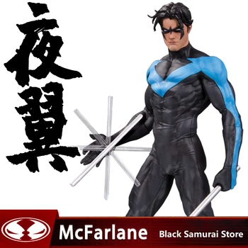 McFarlane Doğrudan DC comics Nightwing Jim lee Tasarımcı Anime Aksiyon Figürü 7.44 inç Koleksiyon figürler Model Oyuncaklar  10