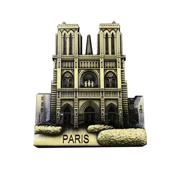 Metal3D Manyetik Buzdolabı Sticker Notre Dame De Paris Desen  10