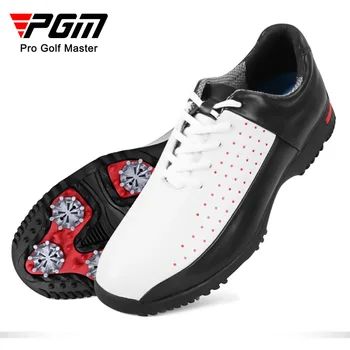 PGM Golf Ayakkabıları Su Geçirmez Mikrofiber Deri Ayakkabı erkek Nefes Ayakkabı kaymaz  10