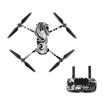 Popüler Stil 8 çıkartma kaplama Sticker DJI Mavic Pro Drone İçin + Uzaktan Kumanda + 3 Piller Koruma Filmi Kapağı  1