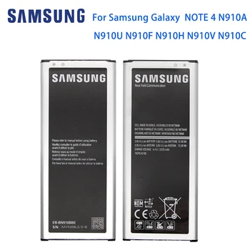 SAMSUNG NOTE4 Telefonu Pil EB - BN910BBE Samsung GALAXY NOT 4 İçin N910a N910C N910F N910H N910u N910V 4 Pins NFC İle Piller  10