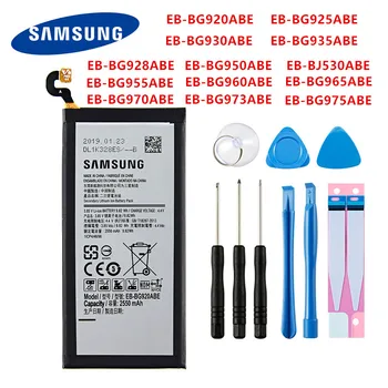 SAMSUNG Orijinal pil Samsung Galaxy S6 S6 Kenar / Artı S7 S7 Kenar S8 S8 Artı+ S9 S9 Artı S10 S10E S10 Artı J5 Pro J7 Pro  10