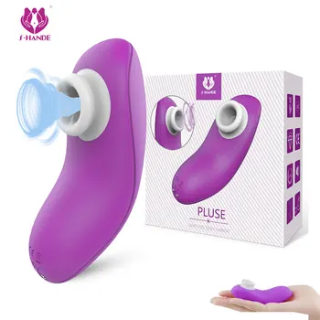 SHANDE Klitoris Stimülatörü Klitoris Meme Enayi Klitoris Oral Seks Emme kadın için vibratör Yalama Dil Yetişkinler İçin Seks Oyuncakları  10