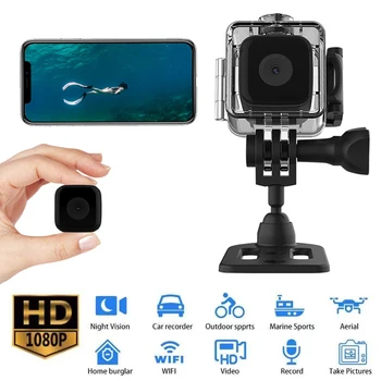 SQ28 Wifi Mini Eylem Kamera Ultra HD 1080 P Küçük Spor Kamera Açık Mini Kameralar Video Kayıt Dalış Kamera 30 M Su Geçirmez  10