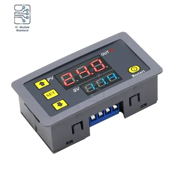 T3230 110V 220V 12V 24V Dijital Zaman geciktirme rölesi LED Ekran Döngüsü Zamanlayıcı Kontrolü Ayarlanabilir Zamanlama Röle Zaman Gecikmesi Anahtarı  10