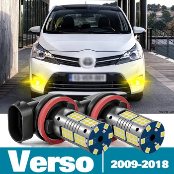 Toyota Verso Aksesuarları için 2 adet LED sis lambası 2009 2010 2011 2012 2013 2014 2015 2016 2017 2018  10