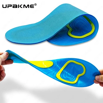 UPAKME silikon jel Tabanlık Ayak Bakımı Plantar Fasiit için Ortopedik Masaj Ayakkabı Ekler Şok Emme Ayakkabı Pedleri Unisex  10