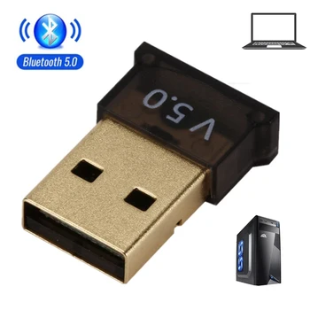 USB Bluetooth Adaptörü BT 5.0 USB Kablosuz Reseptör bluetooth hoparlör Dosya Alıcısı Verici Dongle Dizüstü Kulaklık BLE Gönderen  10