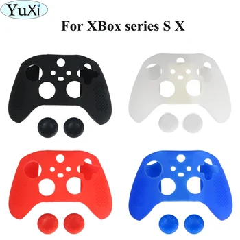 YuXi 4 Renk Silikon Koruyucu Kılıf kaymaz kulp kılıfı Kabuk Denetleyici Cilt Xbox Serisi X S Oyun Aksesuarları  10
