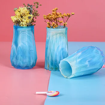 Çeşitli Vazo Şekli silikon kalıp Odası Dekorasyon DIY Epoksi Reçine Vazo Takı Masaüstü Dekorasyon Vazo silikon kalıp  10